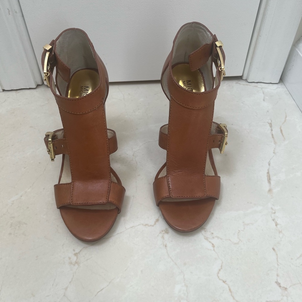 Brown Leather Women's Sandals